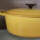 Le Creuset Yellow Oval Casserole