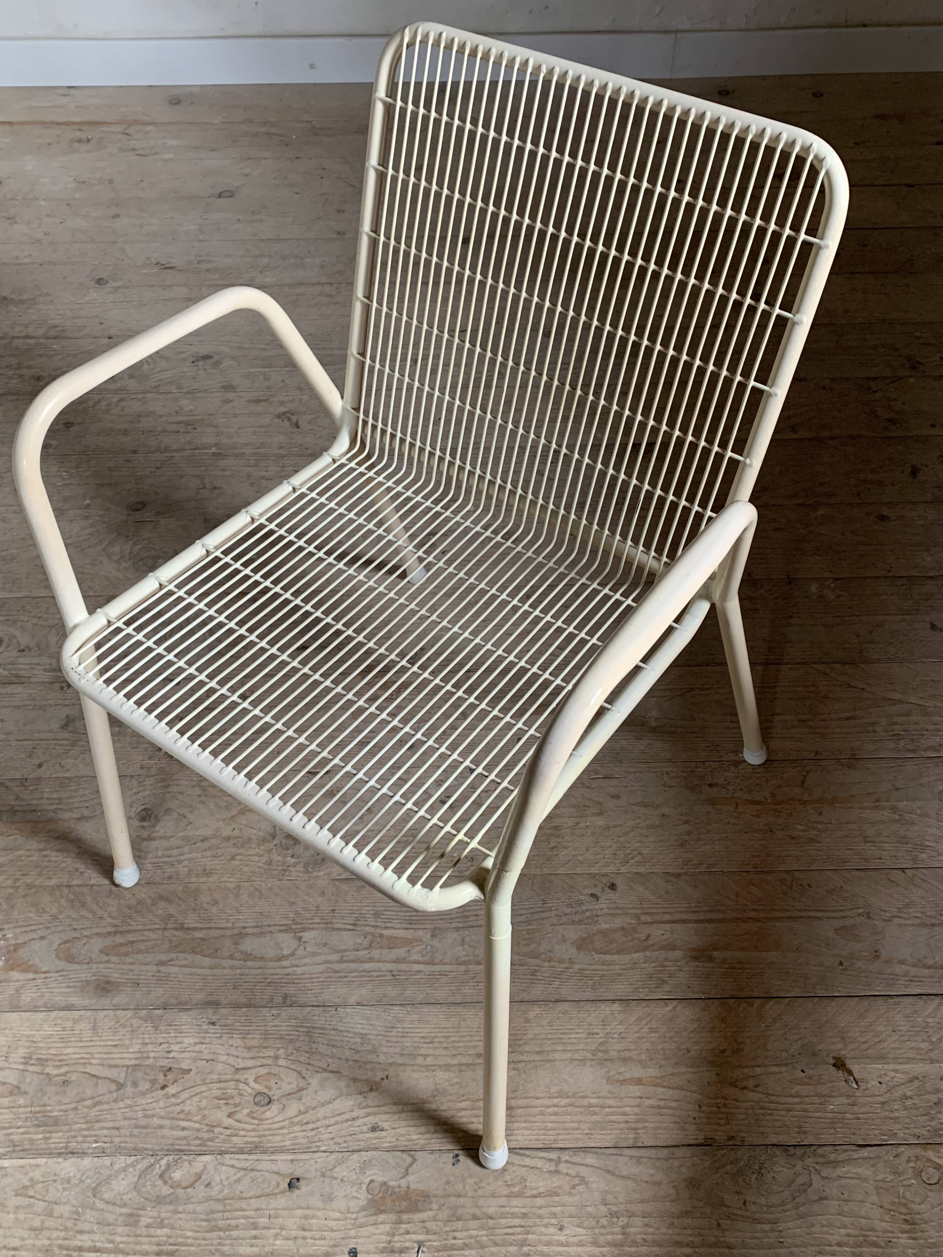 Vintage metal garden chair