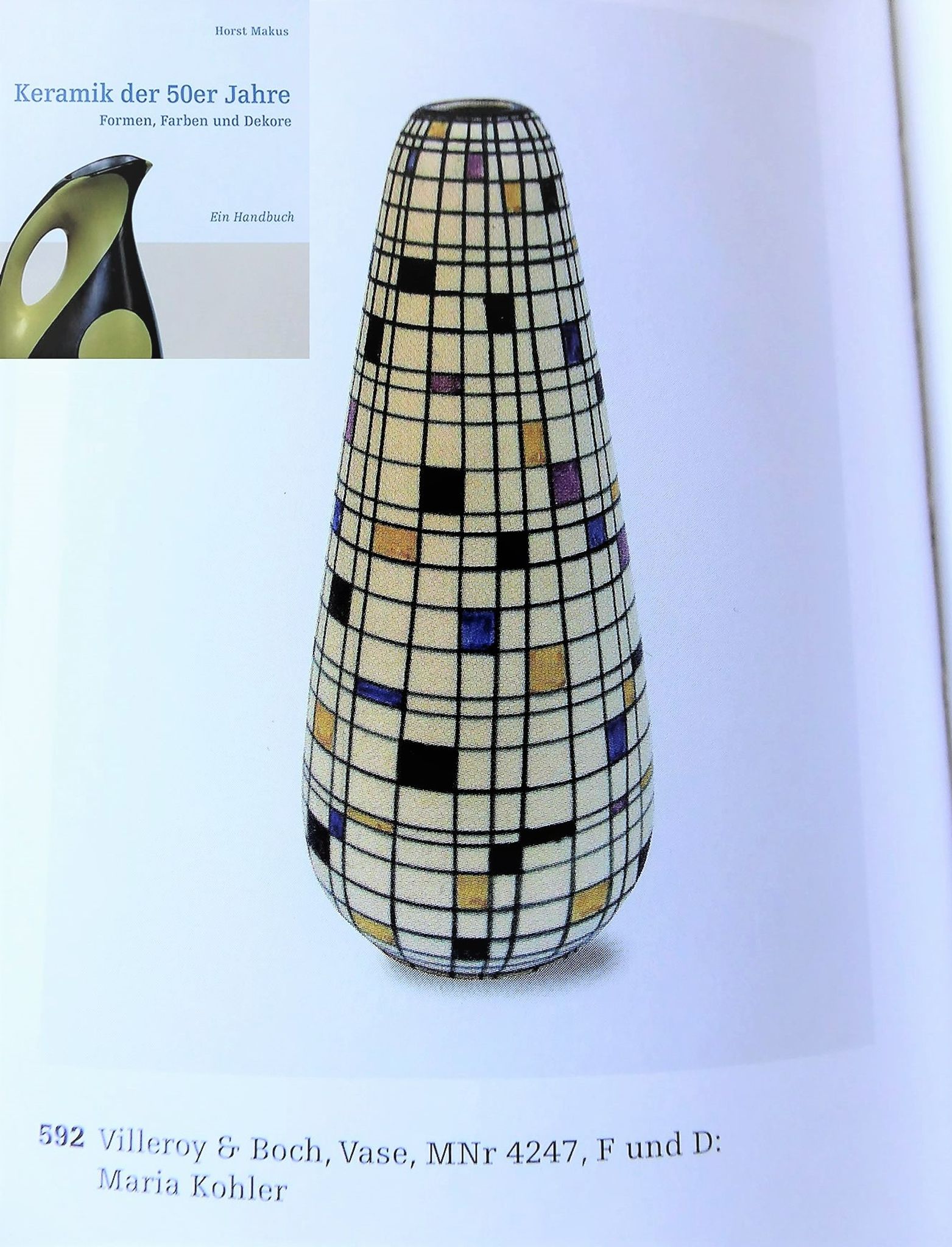 Vases Villeroy et Boch 1950