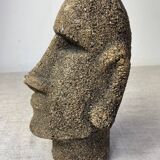 Moai stone statuette