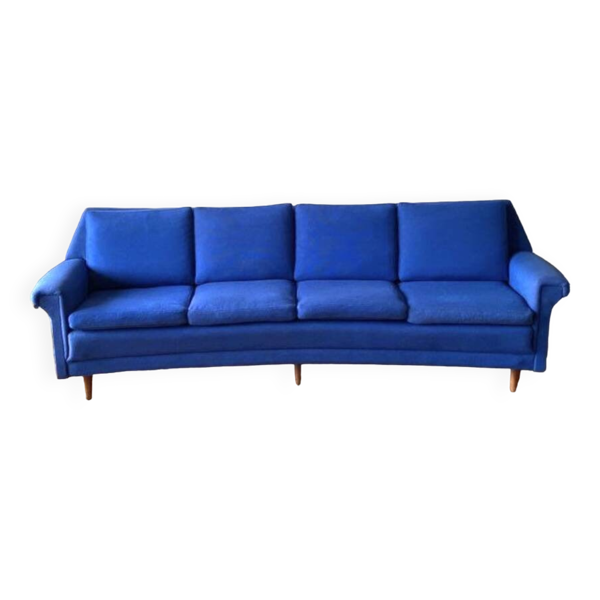 Canapé scandinave vintage en laine
