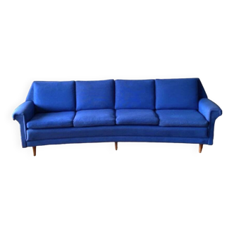 Canapé scandinave vintage en laine