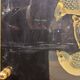 Vintage Chinese sideboard / lacquer cabinet (black / birds) Bohemian