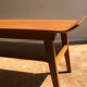Table basse en teck clair, années 1960