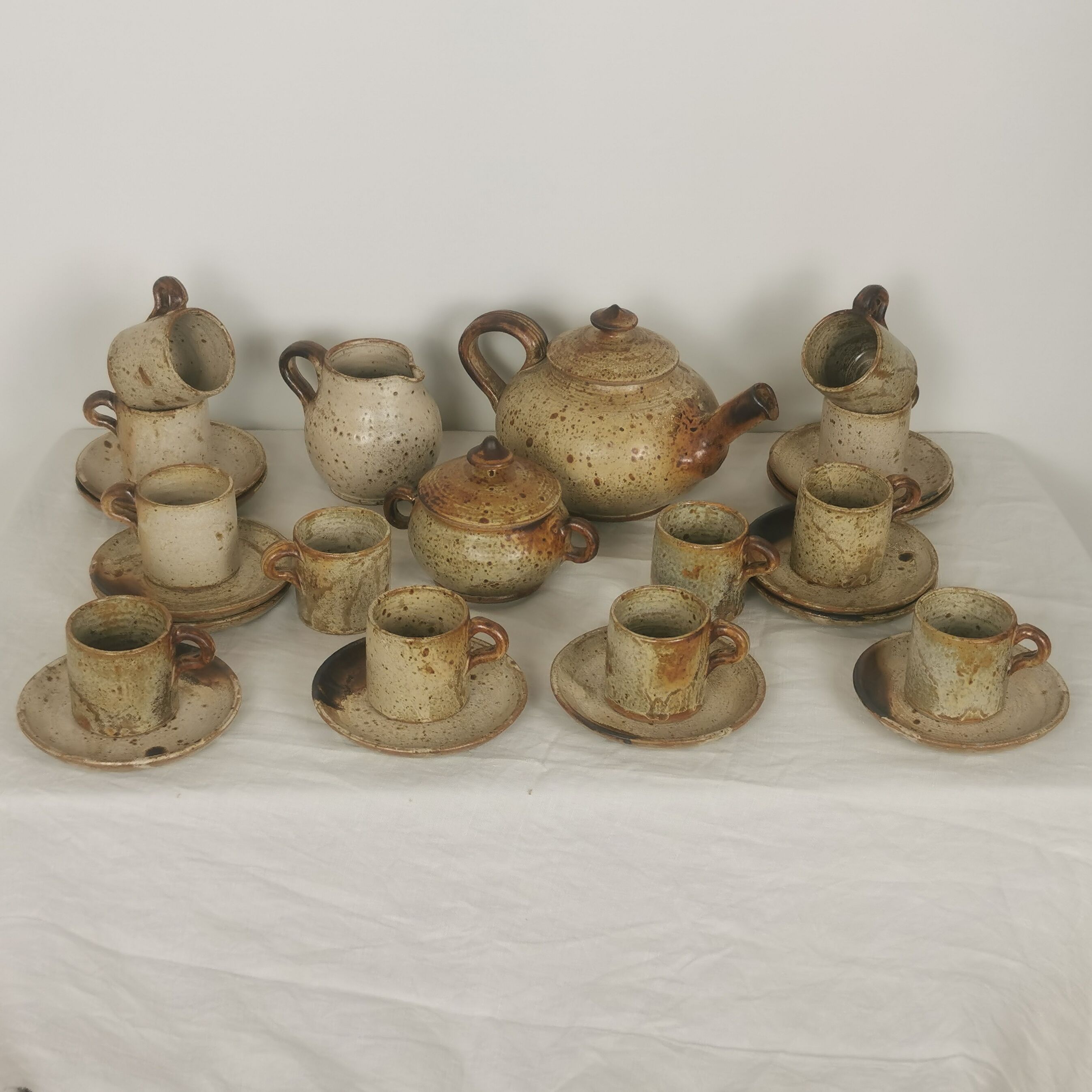 Stoneware coffee service