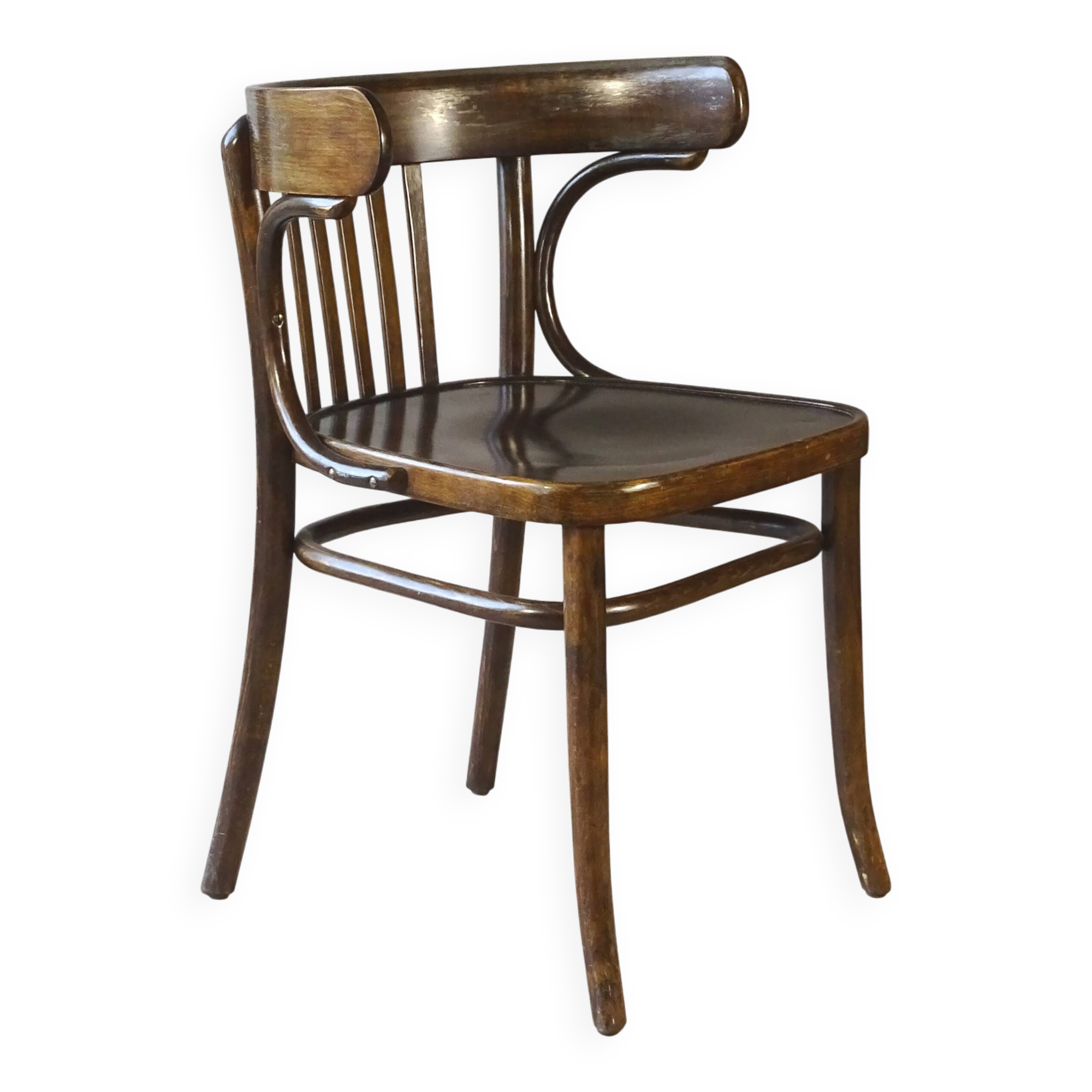 Office armchair N°A788/F Thonet-Mundus 1930, bentwood bistro