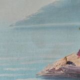 Oil painting on canvas signed Rossini