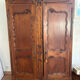 Beautiful antique oak wardrobe, dimensions suitable for current apartments.