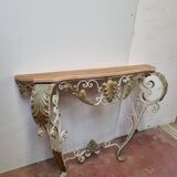 Wrought iron console