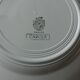 6 mismatched plates - pink and pastel blue - digoin