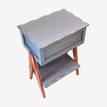 Sewing table, handcrafted side table