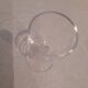 Set of 4 small stemmed glasses for strong alcohol.