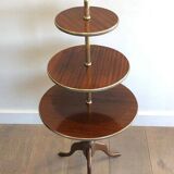 Neoclassical round table with triple tiers