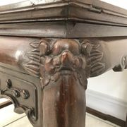 Table d'appoint en bois de fer et marbre de Chine Circa 1900