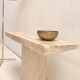 Travertine console 1960's Italy