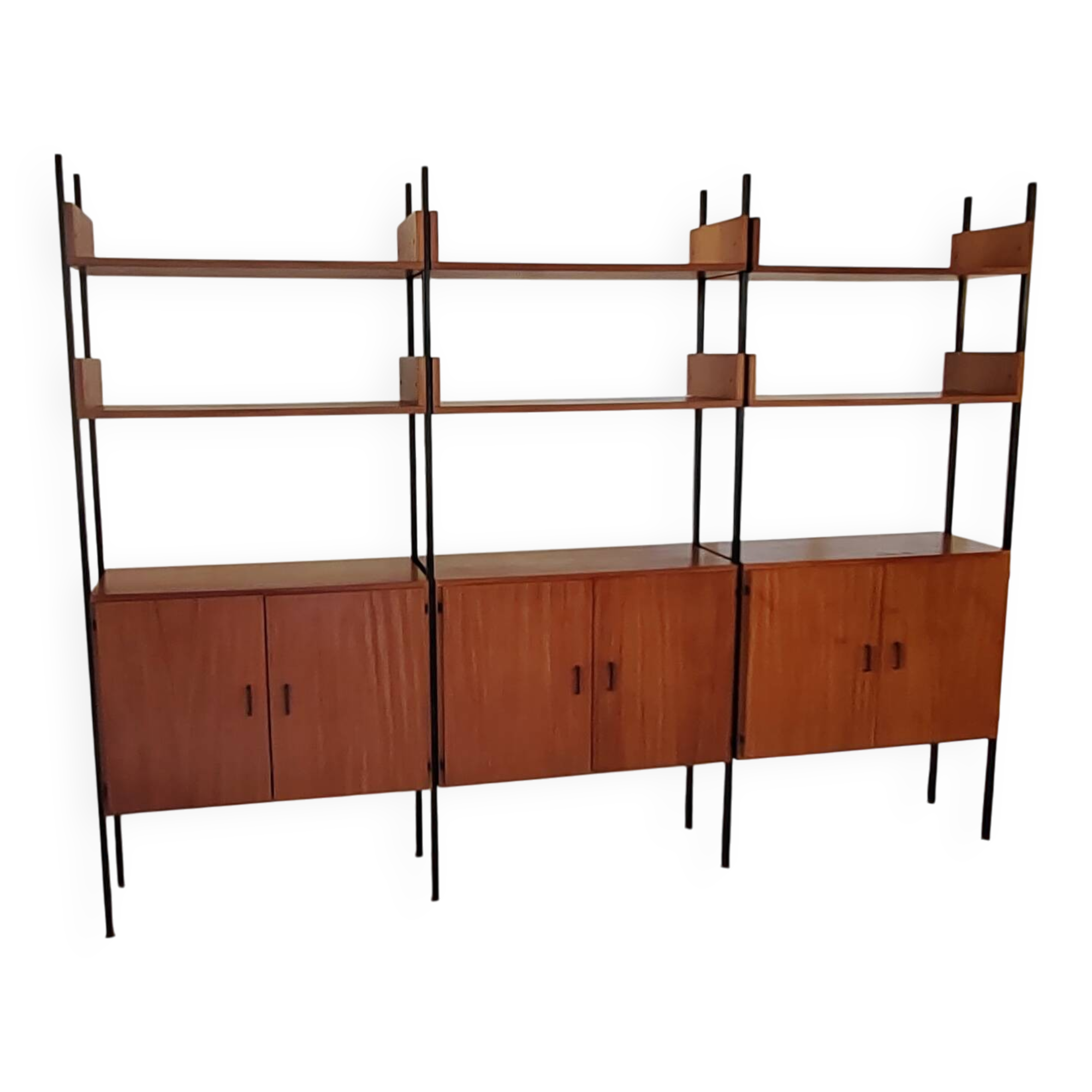 vintage Scandinavian teak bookcase