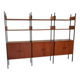 vintage Scandinavian teak bookcase