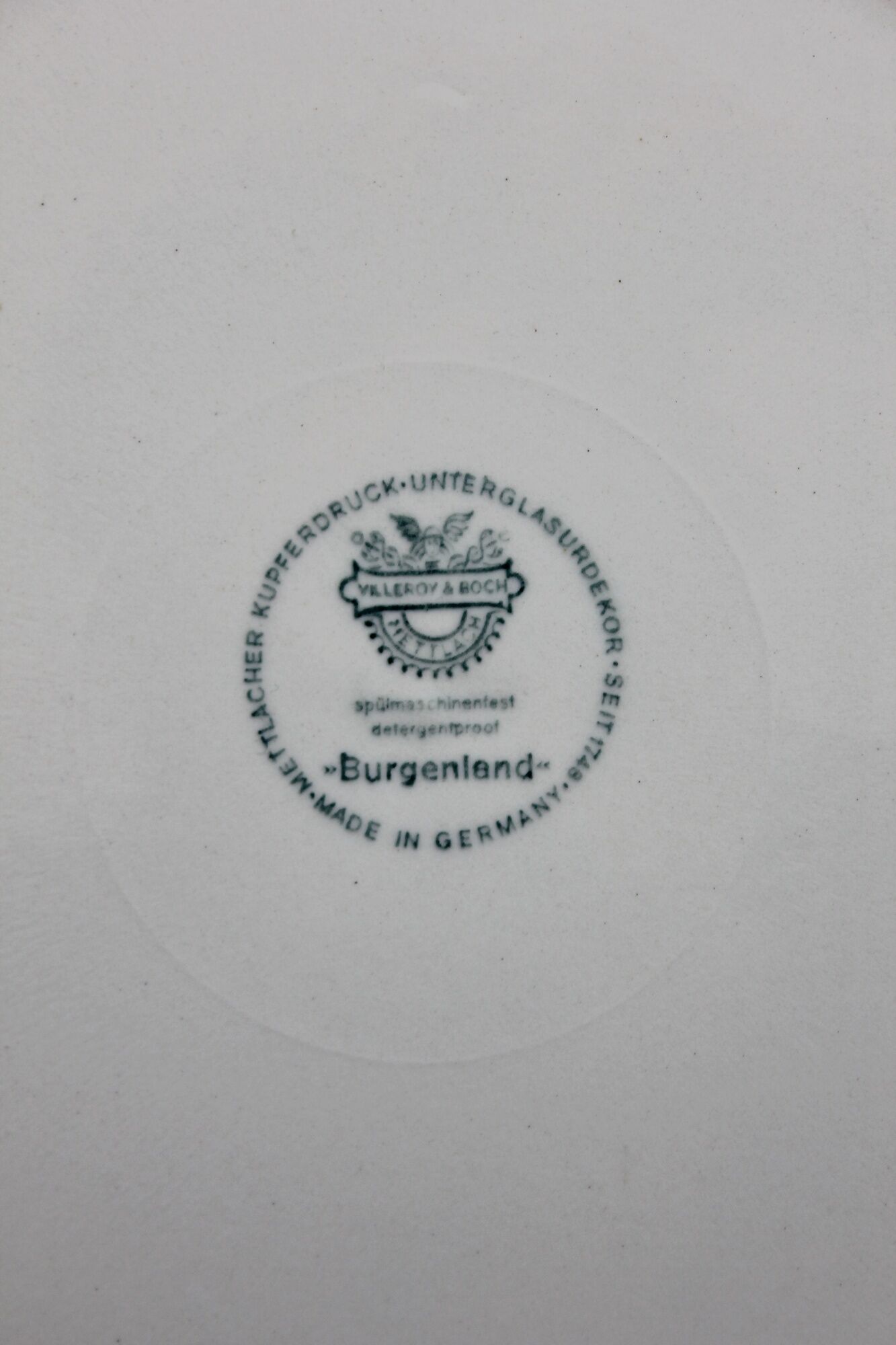 Round dish in earthenware "Burgenland" Villeroy and vintage Boch