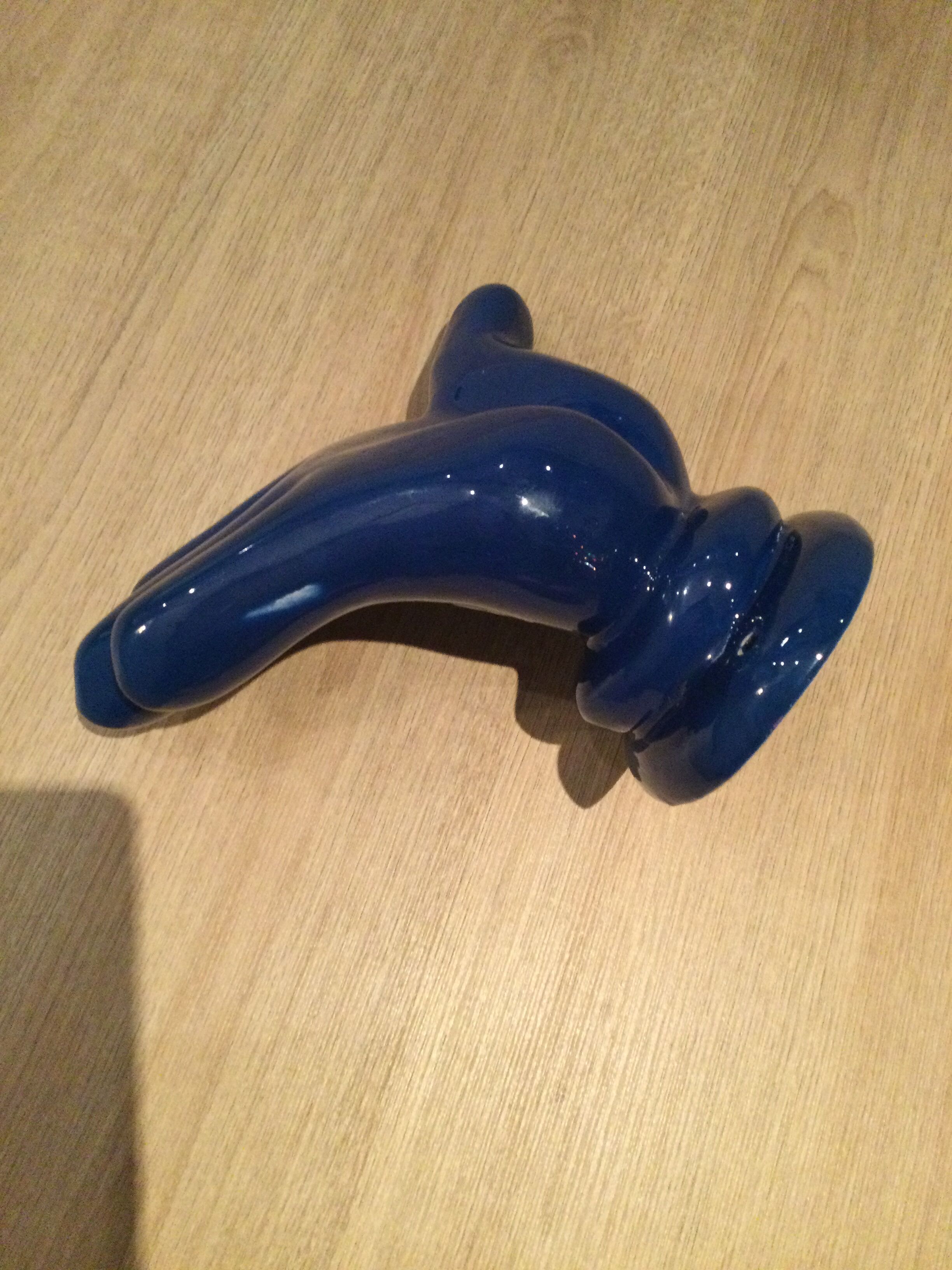 Ceramic hook signed J.C. Pieré vintage 1980