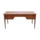 Flat desk in Louis XVI style veneer wood, circa 1900.