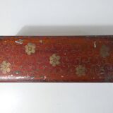 Antique orientalist art nouveau lacquered wooden box