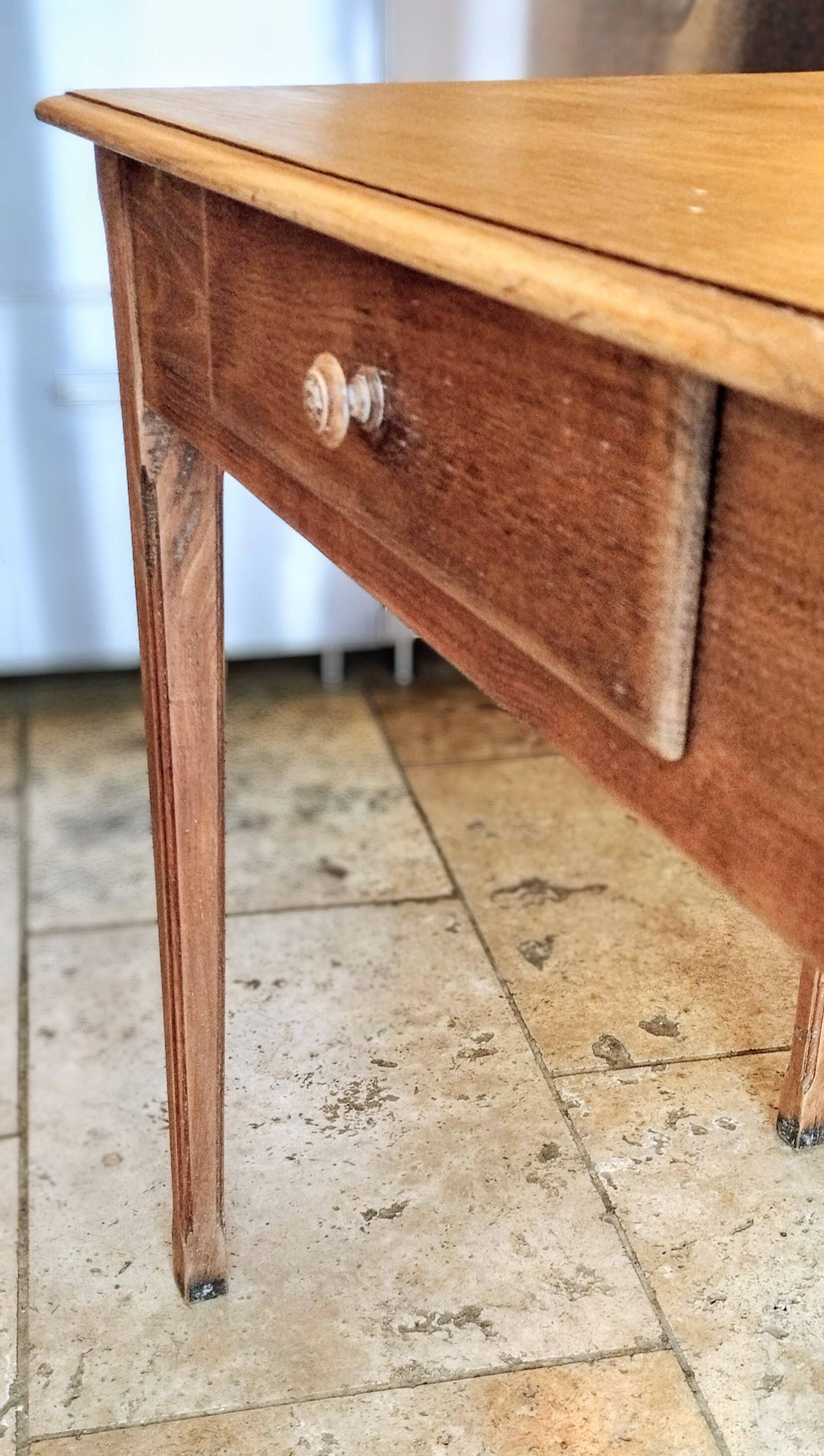 Oak side table