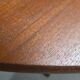 1960 stamped round teak dining table