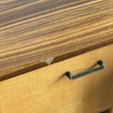 Pair of vintage laminate bed side tables