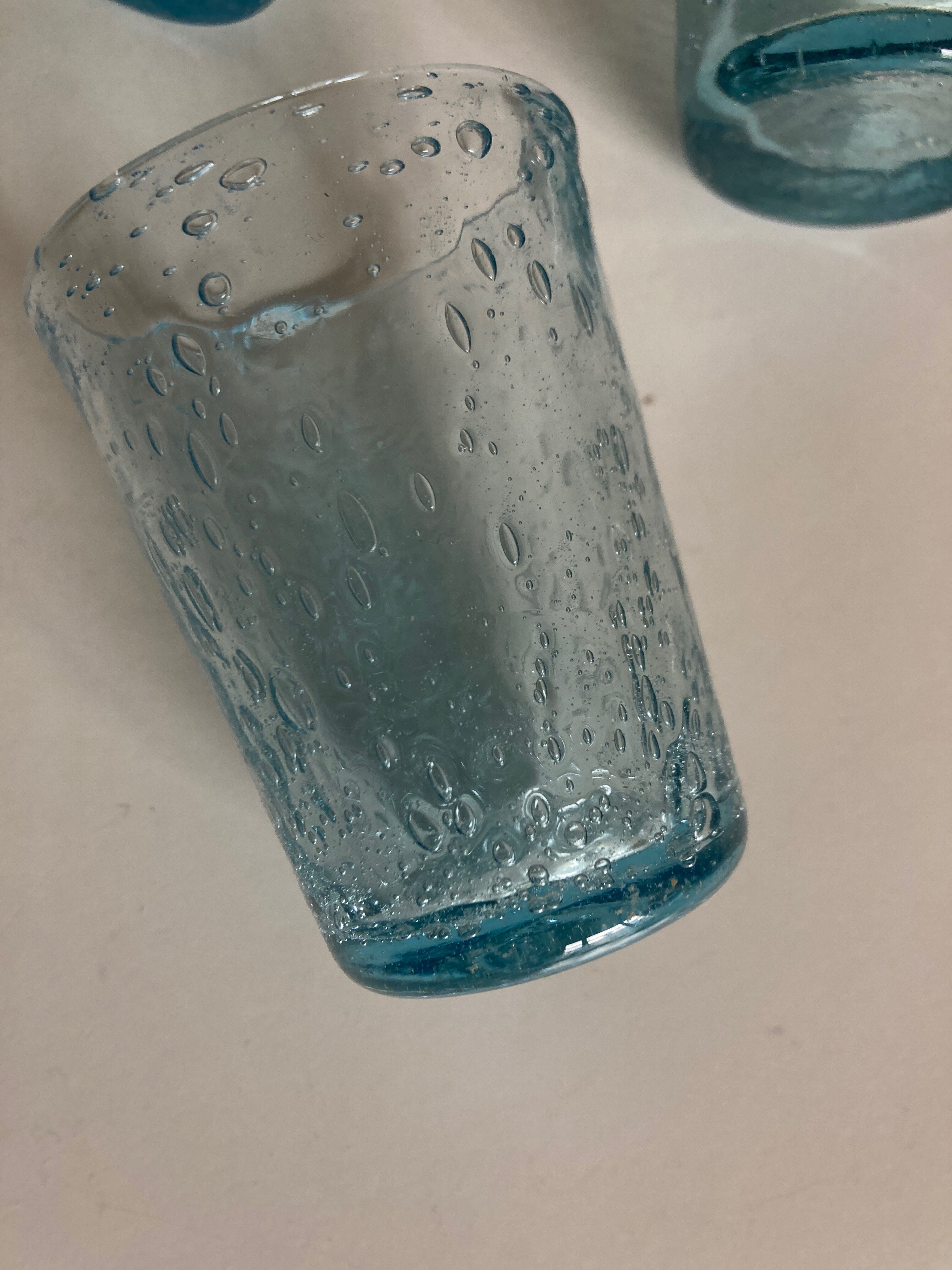 Set of 6 glasses cup of biot 1960