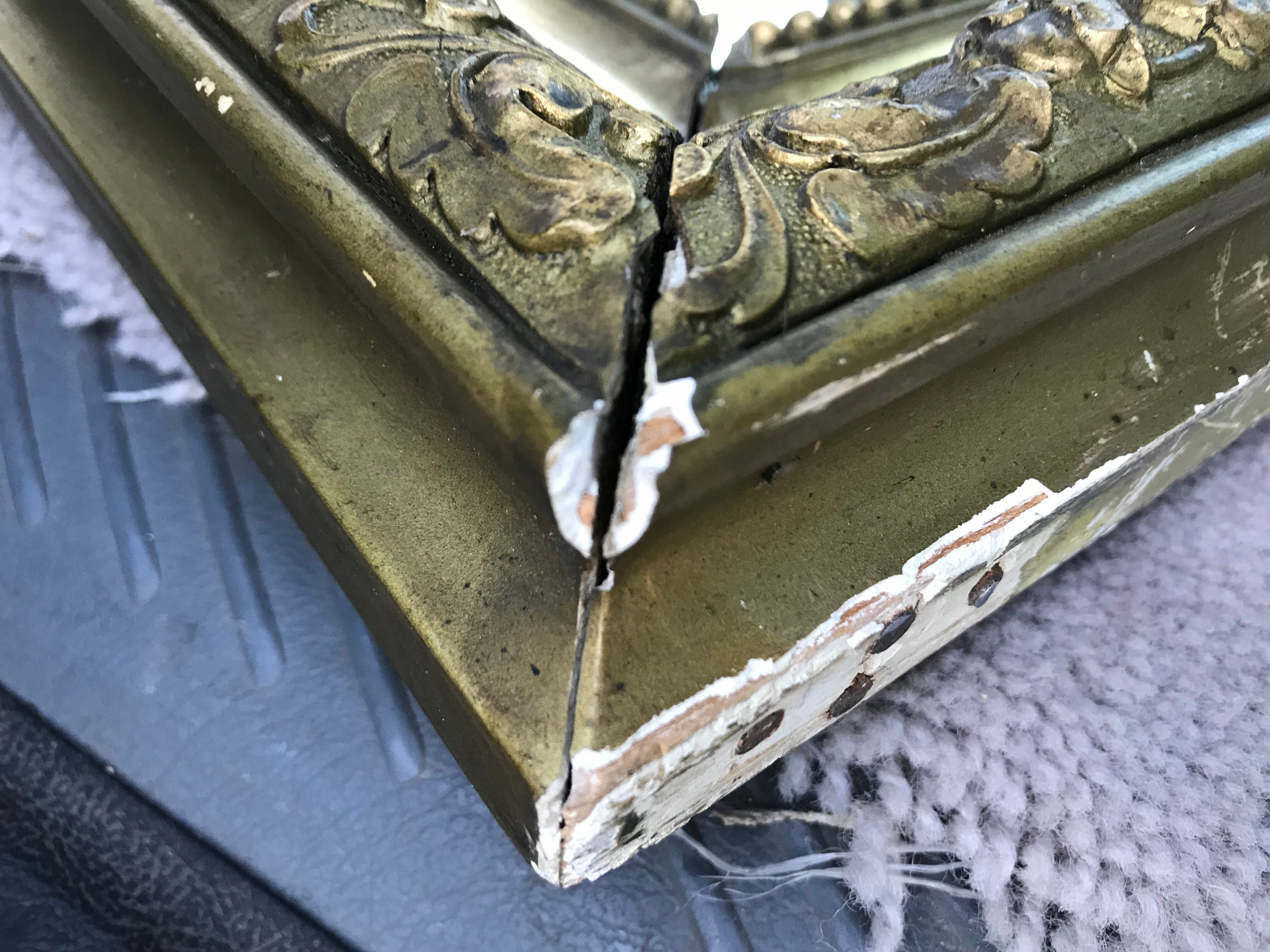 Mirror in the Louis Philippe style 77x120cm