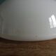 Half globe opaline ceiling light, diameter 20 cm, with base