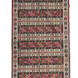 Antique Serbian Pirot Kilim Area Rug Traditional Flat Woven Rug- 200x300cm