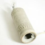 1960s white Rimini ceramic table lamp by Aldo Londi for Bitossi Italy