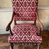 Fauteuil style Louis XIII