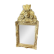 Small Louis XIV mirror in gilded carved wood from the early 18th century.