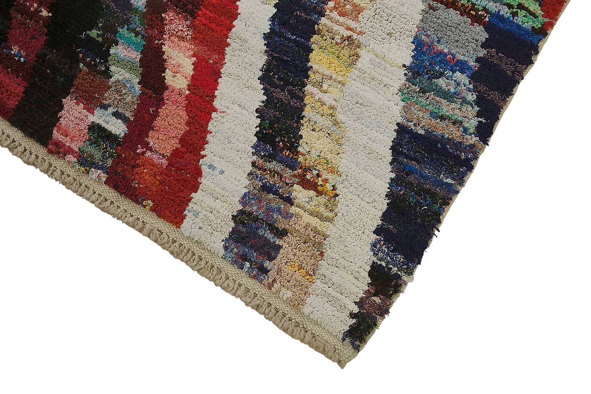 Handwoven Turkish Recycled Boho Rug 210 cm x 315 cm