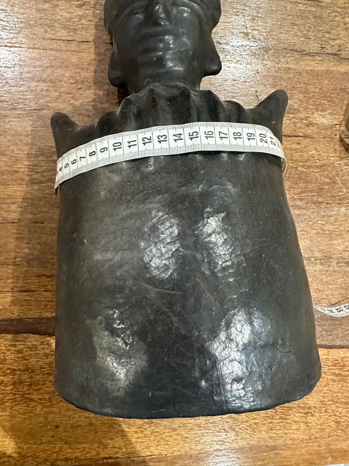 Handcrafted terracotta statuette