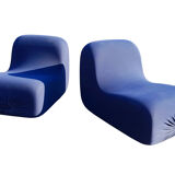 Pair of Canapouf armchairs by Pierre Cardin, 1970s