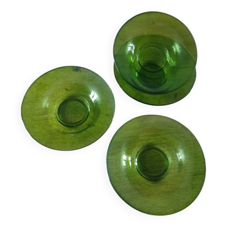 4 assiettes creuses en verre