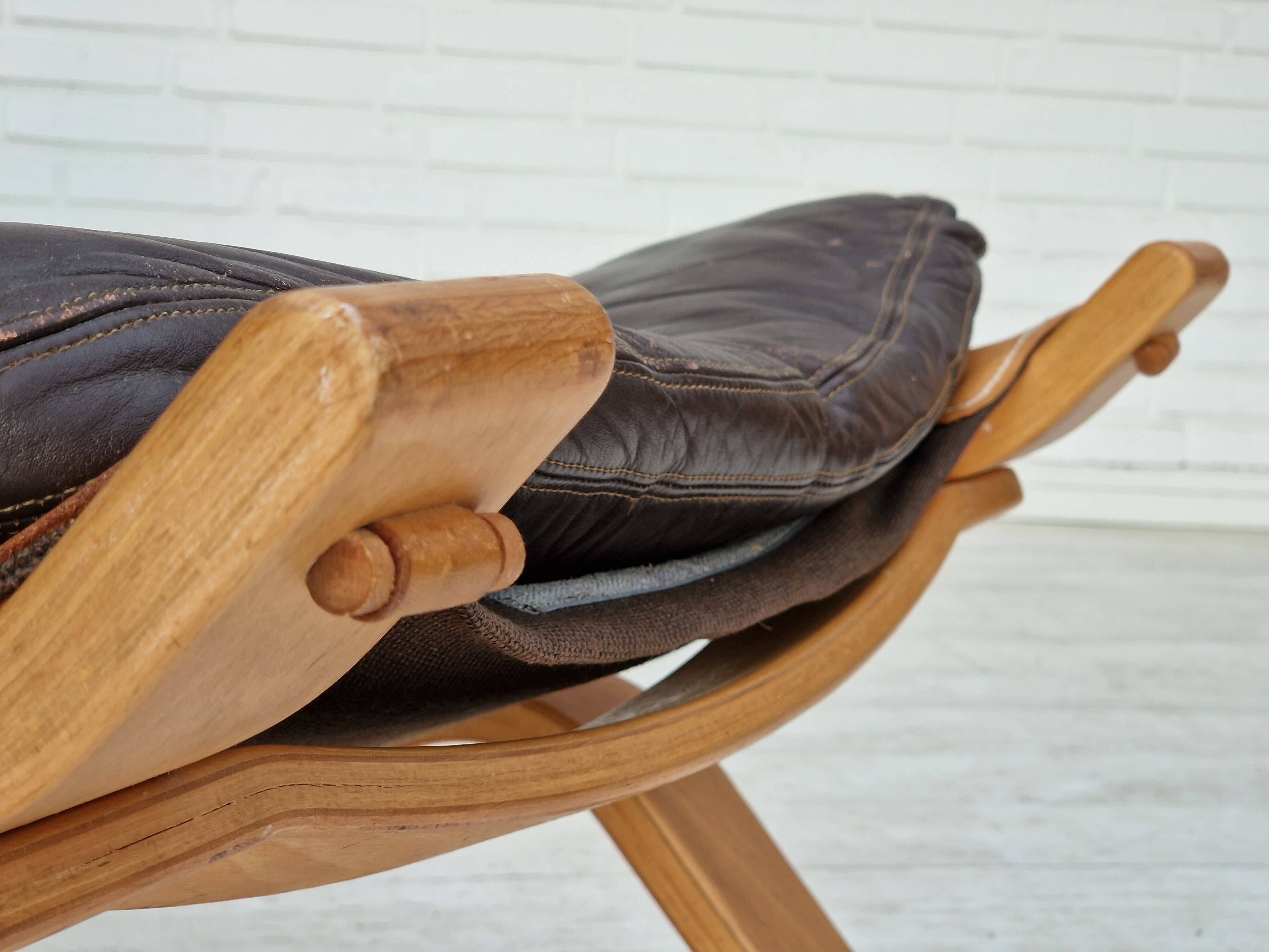 Fauteuil danois par Brammin Møbler années 70
