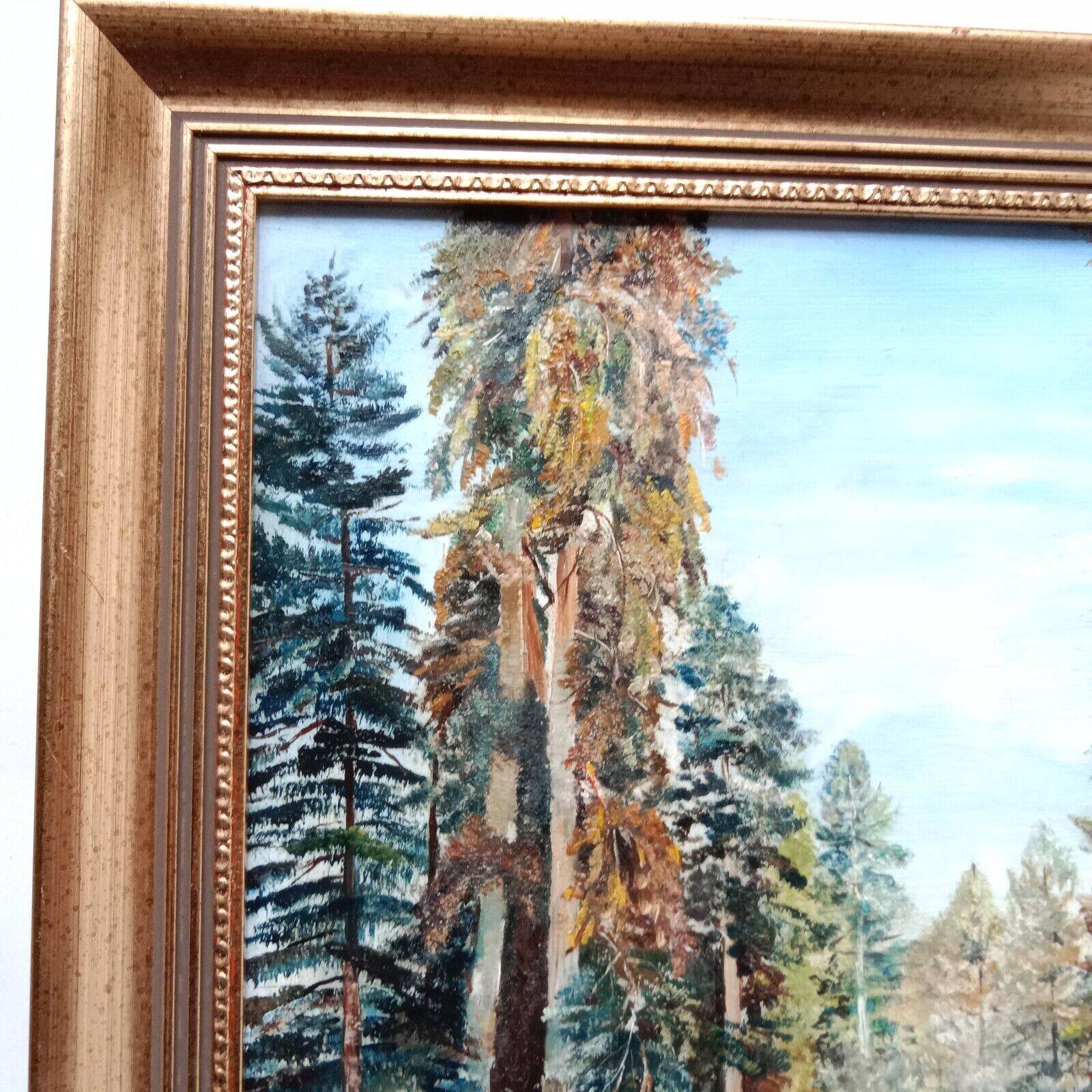 Landscape in the Forest, Painting by Gaston Blondeau (1886-1979)