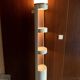 Perzel. Floor lamp / Light column forming shelves. Model No. 966
