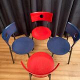 A set of four Kusch + Co chairs, 70s