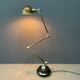 3 arm vespa green patina Jieldé lamp on cast iron base