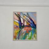 Swedish Oil on Canvas – “komposition” by Peter Trosell – 2006