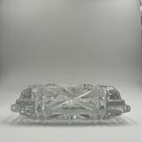 Worked crystal ashtray