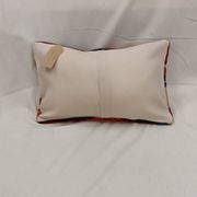 Housse de coussin vintage en tapis à poils longs, motif géométrique turc, 30 x 50 cm