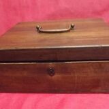 Old wooden cabinet with storage compartments