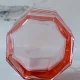 Pink crystal whisky glasses