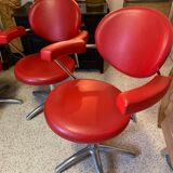 4 barber armchairs